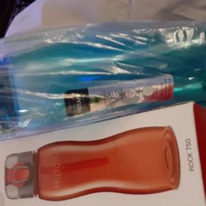 Milton Tritan Blue water bottle 750ml unbreakable Flip top lid 180° open…New